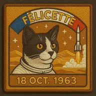 Félicette patch IA – Recto