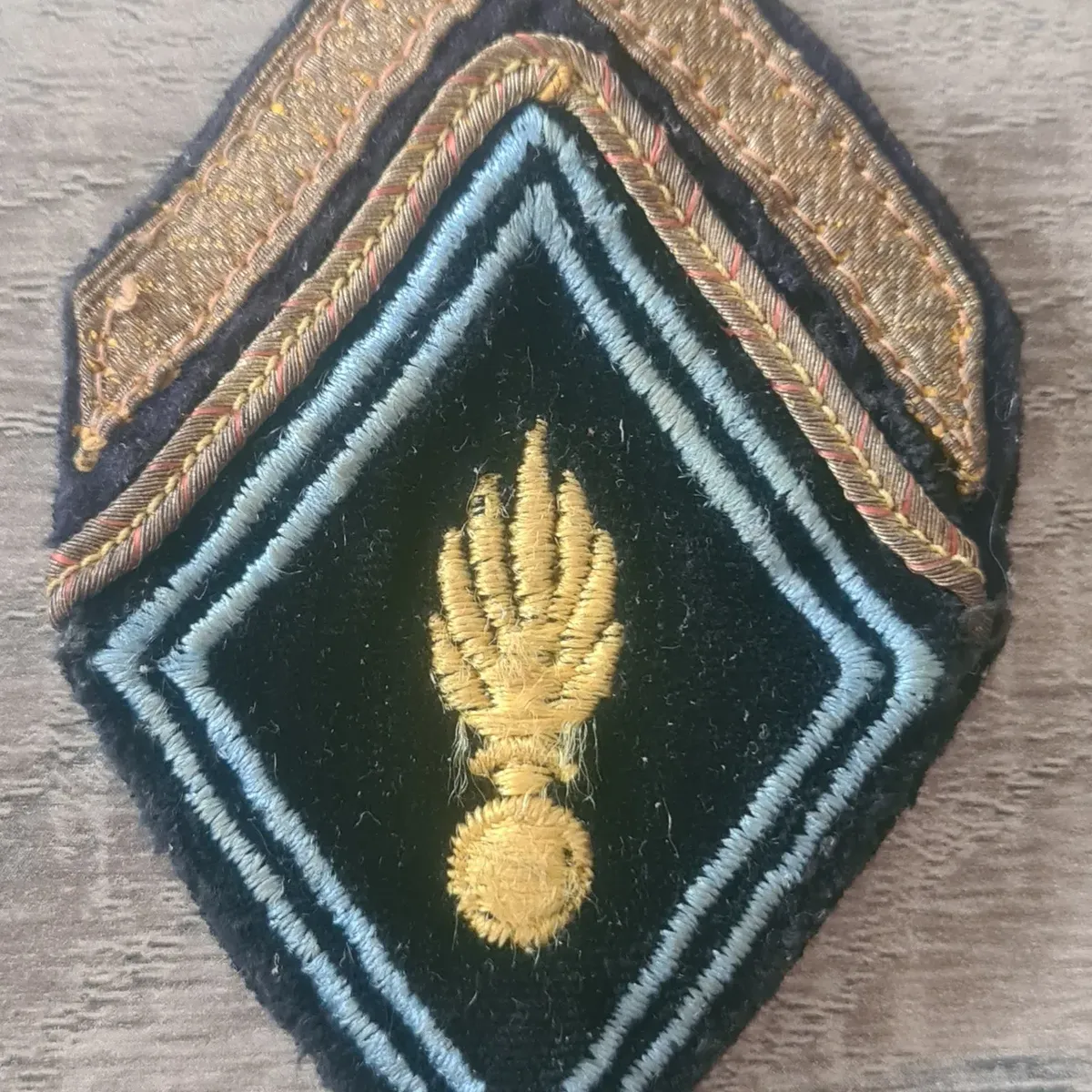 Losange HR / 2 soutaches / Modèle cadre école / Sergent VSL