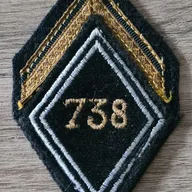 Losange 738eme CGE / Modèle Cadre / Sergent Engagé 