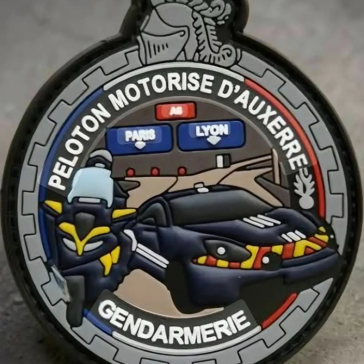 Peloton motorisé Auxerre