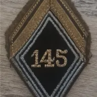 Losange 145eme BT / Modèle Cadre / Sergent Engagé 