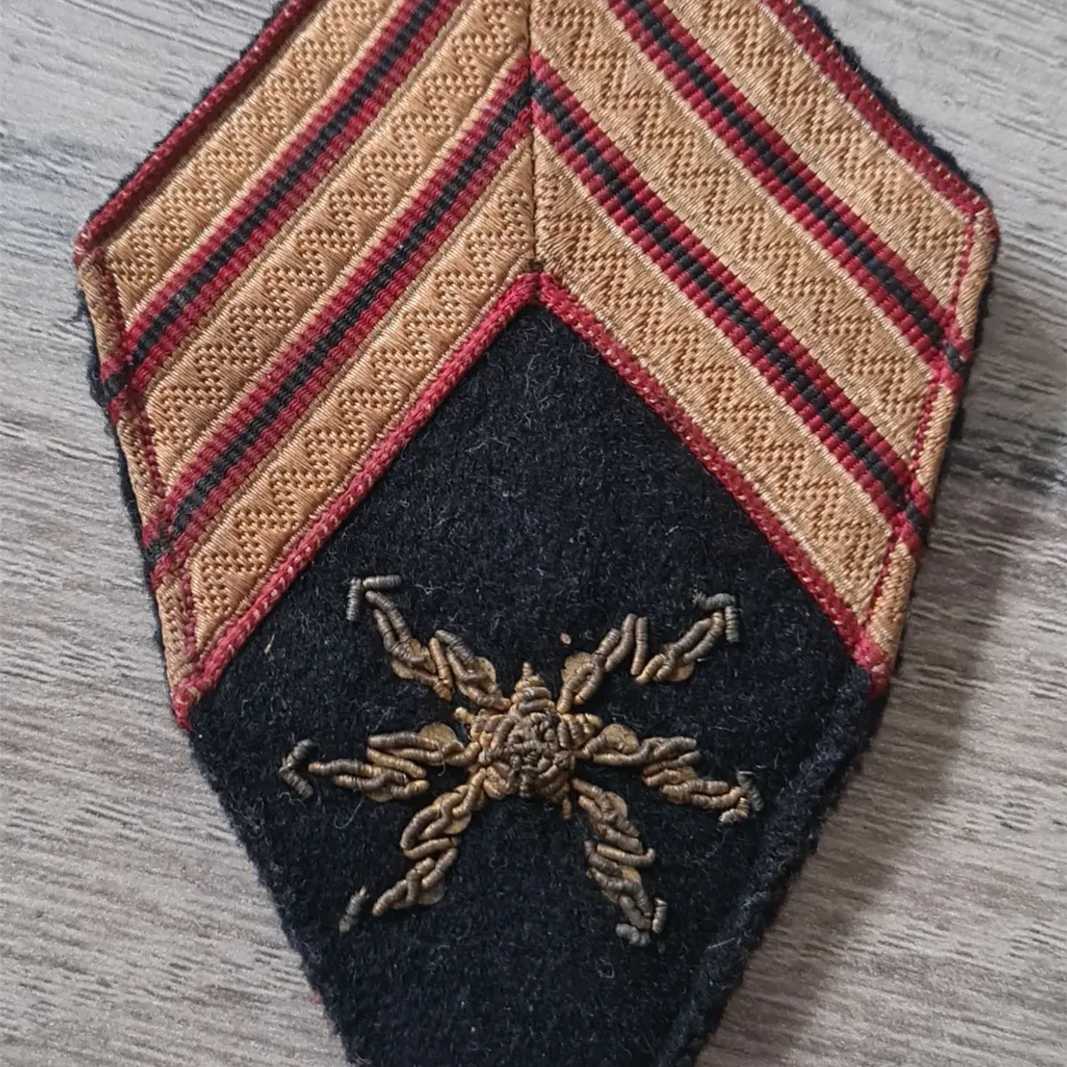 Losange type cerf volant / Télégraphistes Coloniaux / Sergent Chef 