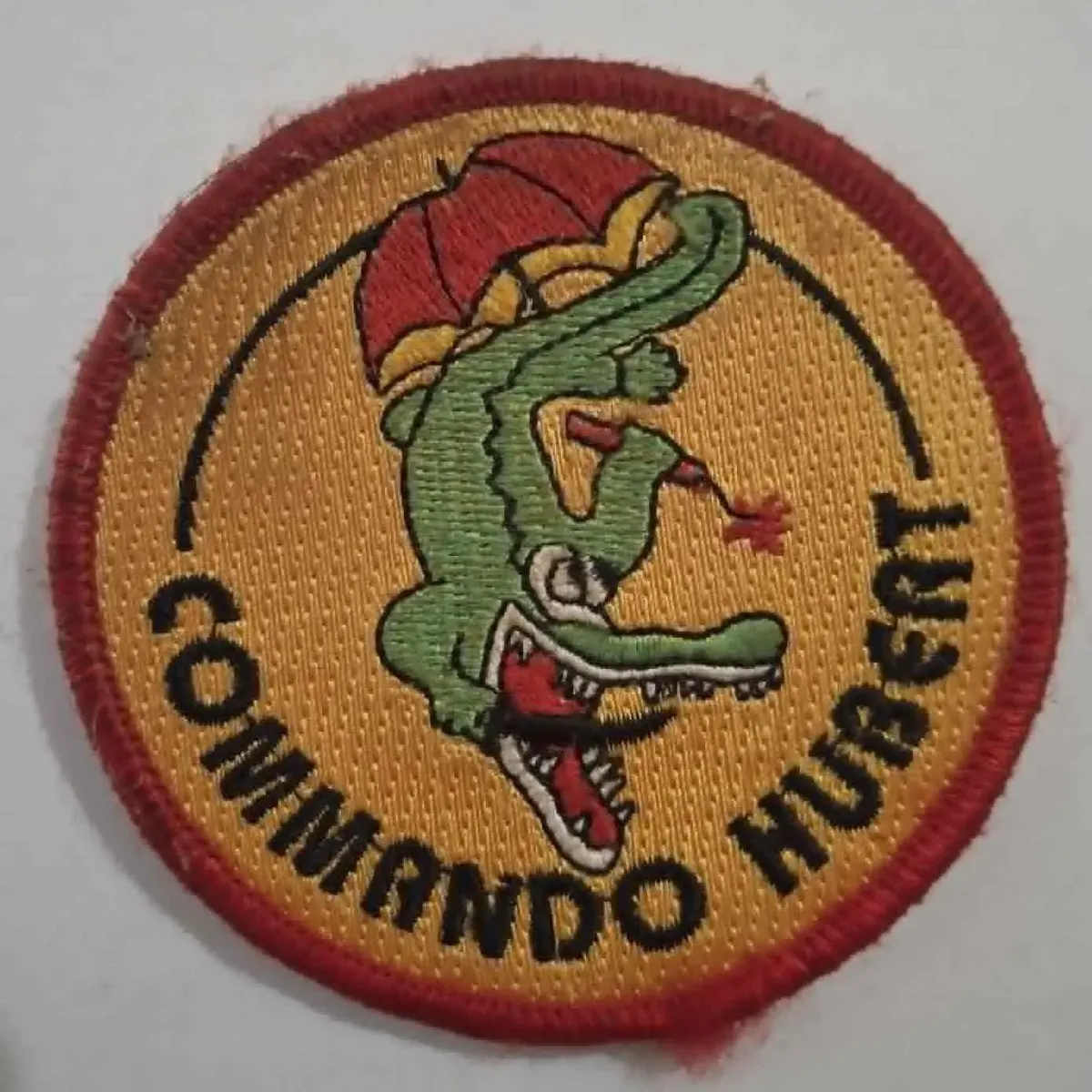 Commando Marine Hubert, tissé jaune.