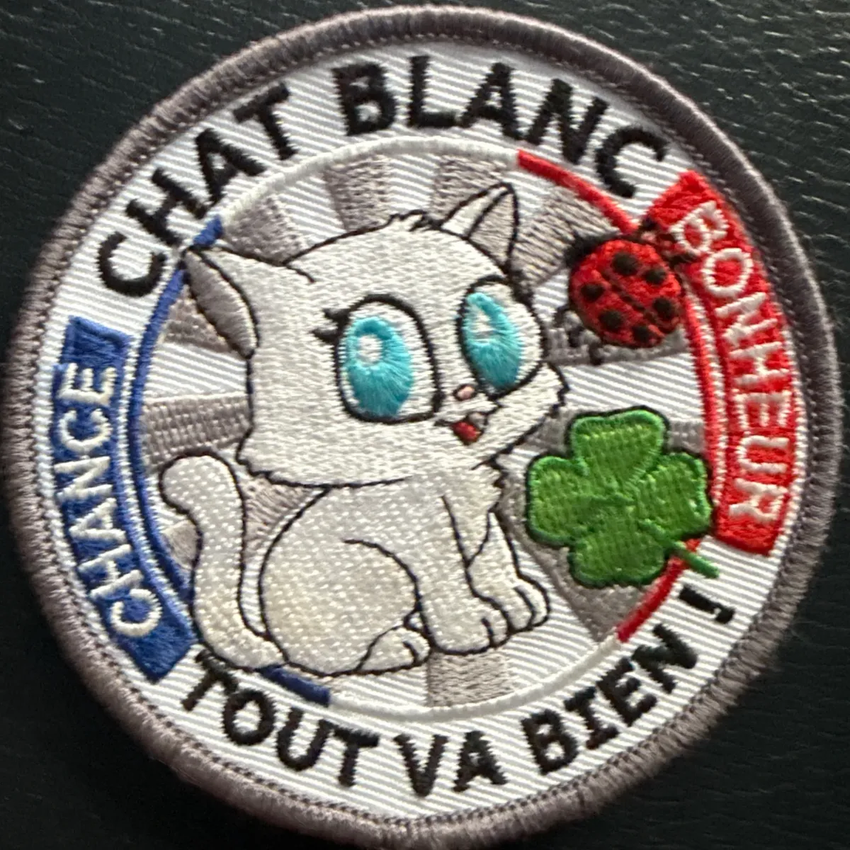 Chat Blanc - Chance & Bonheur - Tout va bien !