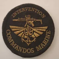 Commando Marine CTLO "intervention", fond noir.