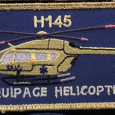 Nametag équipage hélicoptère H145