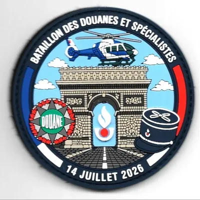 Douanes - Bataillons et spécialistes - 14 juillet 2026