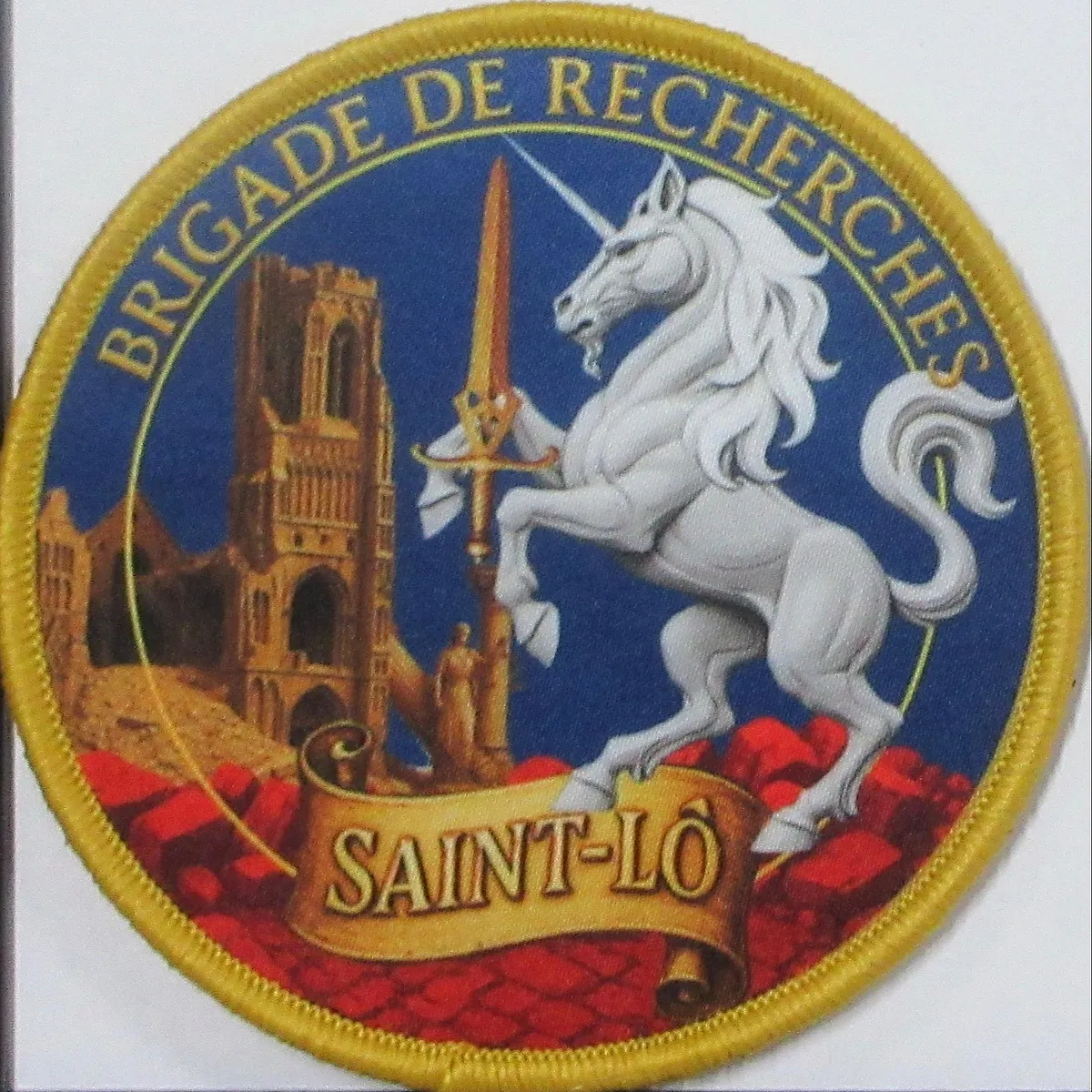 Écusson Brigade de recherches de Saint-Lô