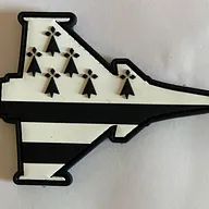 12F - Silhouette Rafale Bretagne 