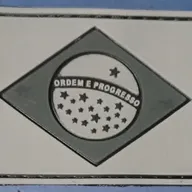Drapeau brésilien en version gris clair et gris foncé