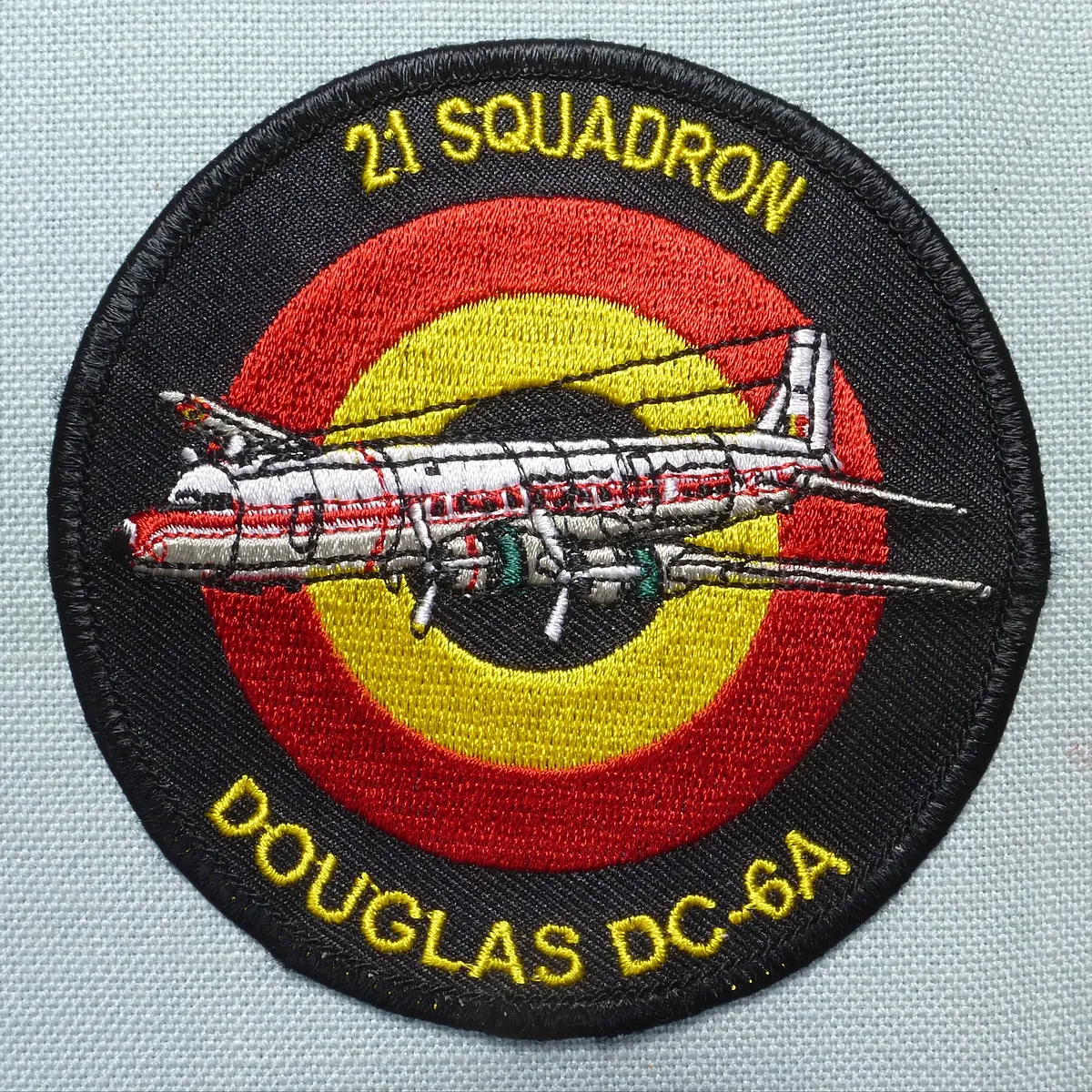 21 Squadron Transport- Belgique- DC6