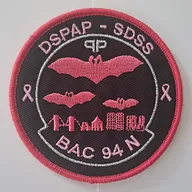 Ecusson Tissu Bac 94n Octobre Rose 2025