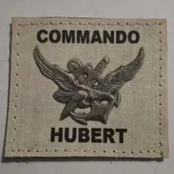 Commando Hubert, tissu imprimé.