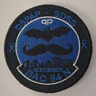 Ecusson Tissu Bac 94n Movember 2025