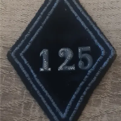 Losange 125eme CT / Modèle Troupe 