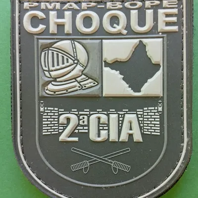 PMAP-BOPE - CHOQUE - 2ª CIA - Noir et Blanc