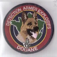 Douane - Maître de chien recherche des armes et explosifs