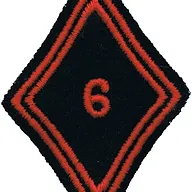 Losange du 6ème Régiment de Cuirassiers - Modèle Troupe