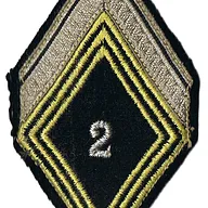 Losange de bras du 2ème Régiment de Chasseurs d'Afrique - Maréchal-des-Logis