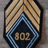 Losange 802eme GRET / Modèle Cadre / Sergent Chef 