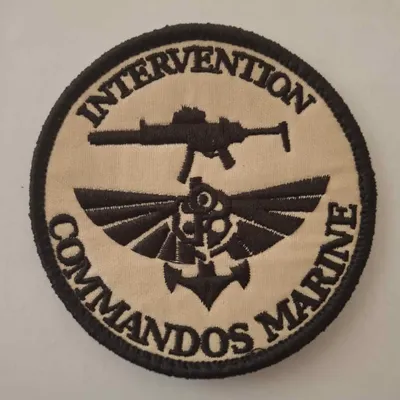 Commando Marine CTLO "intervention", fond beige.