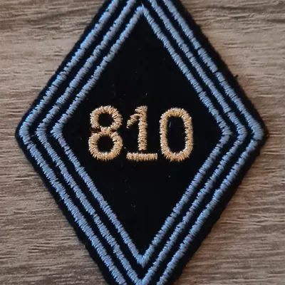 Losange 810eme GRET / 3 soutaches / Modèle Cadre 
