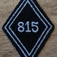 Losange 815eme GTT / Modèle Troupe 