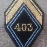 Losange 403eme CLT / Modèle Cadre / Sergent Engagé 