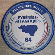 Ecusson DIPN 64 (Pyrénées-Atlantiques)