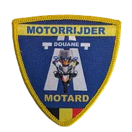 écusson douane motard