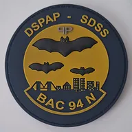 Ecusson PVC Bac 94n Bleu