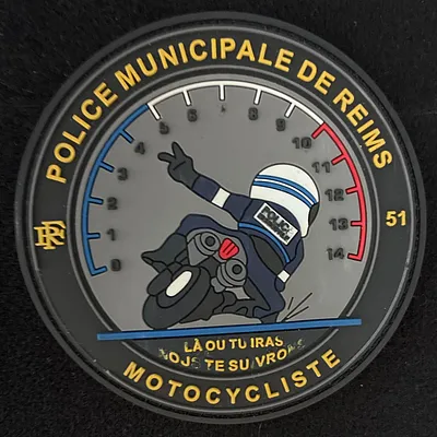 Rondache police municipale unité motocycliste Reims 