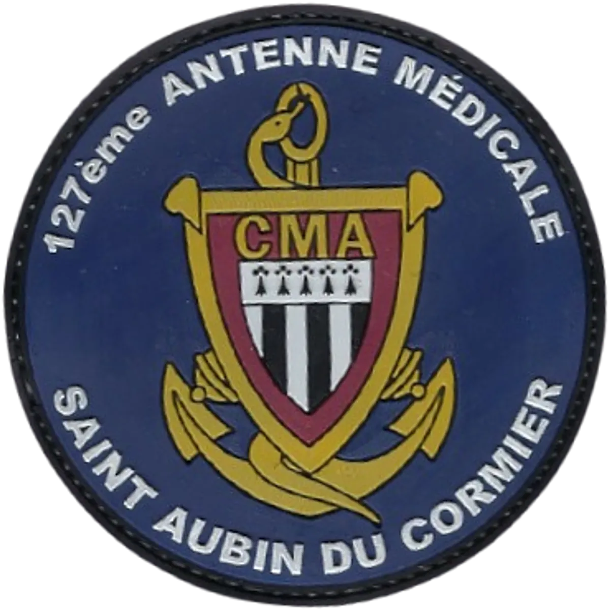SSA : Antenne Médicale 127 (La Lande D'ouée) PVC jaune terne