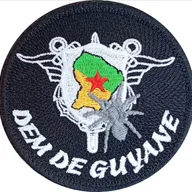 DEM de Guyane - Fond Noir