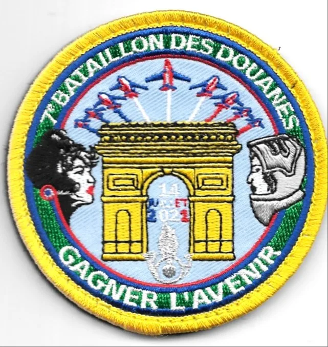 Douane - Défilé 14 juillet 2021 - 7éme Bataillon des Douanes 