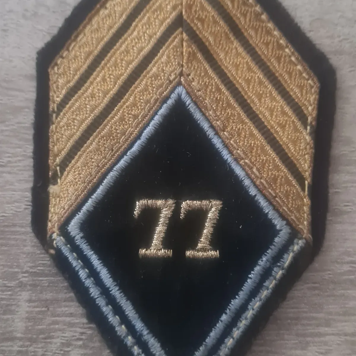 Losange 77eme CT / Modèle Cadre / Sergent Chef 