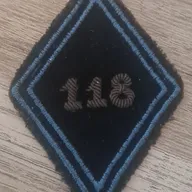 Losange 118eme BT / Soutaches foncés / Modèle Cannetille 
