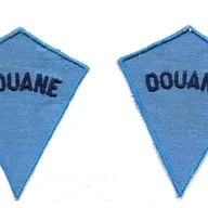 Douane - patte de col pour blouse de Dames - Visiteuses 