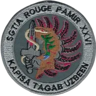 SSA : SGTIA Rouge Mandat XXVI Kapisa Tagab Uzbeen