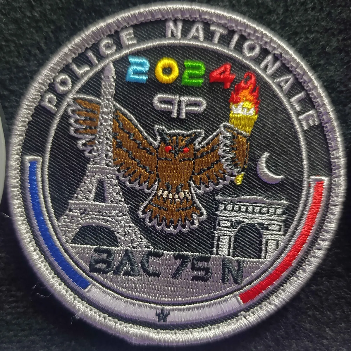 Brigade Anti-Criminalité (BAC) - 75 Nuit (N) - JO 2024 Brodé