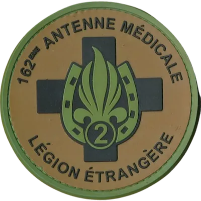 SSA : Antenne Médicale 162 (Nîmes) Type IV (Flammes pleines) PVC
