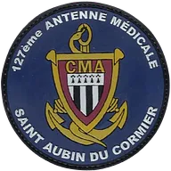 SSA : Antenne Médicale 127 (La Lande D'ouée) PVC jaune terne