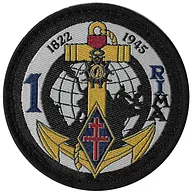 1er Régiment d'Infanterie de Marine - Ecusson de tenue de sport rénovée (TSR)