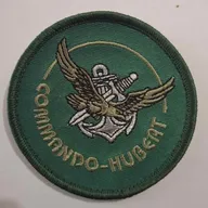 Commando Marine Hubert, tissé vert.