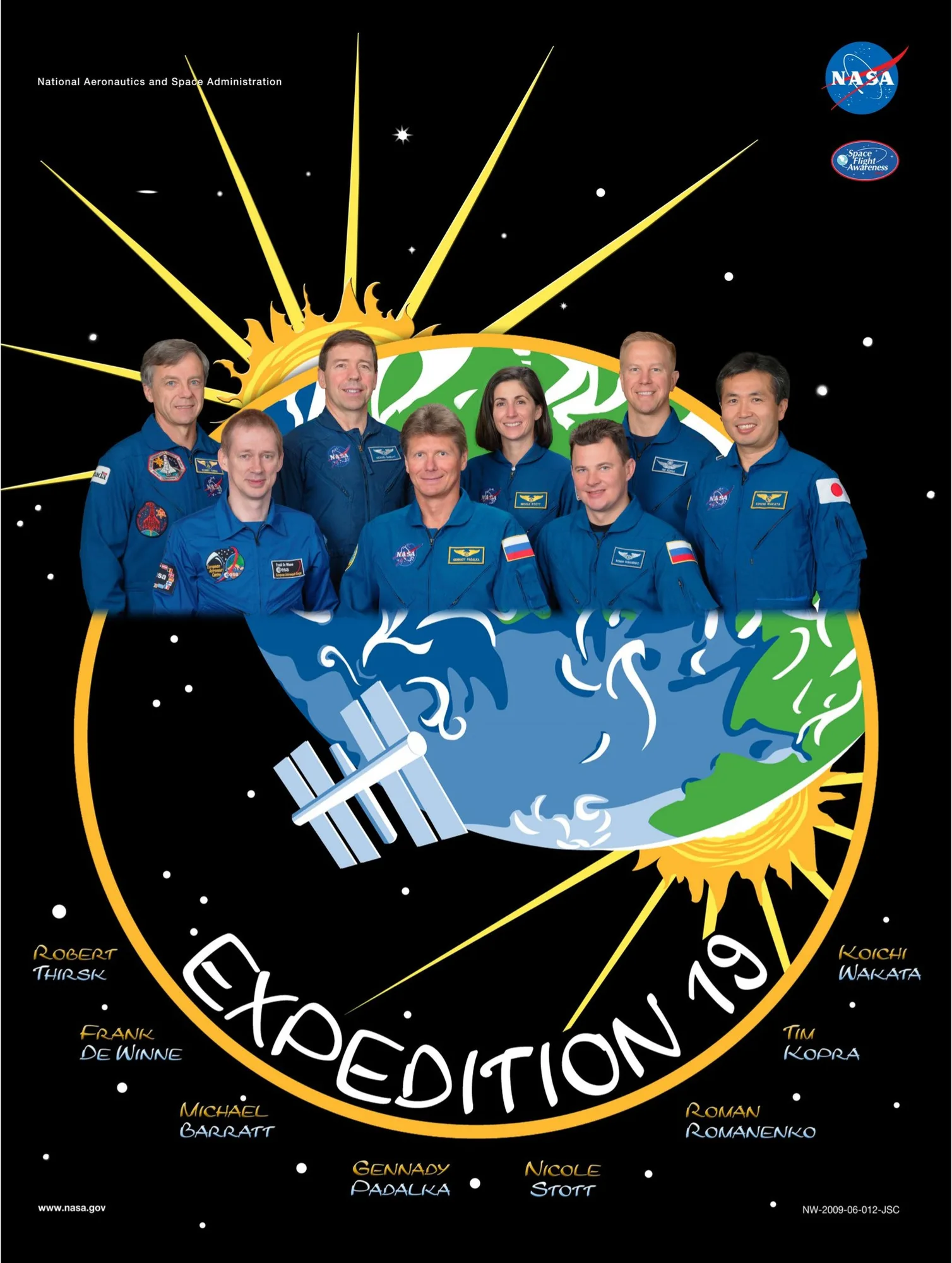 ISS-19 avec noms – 2