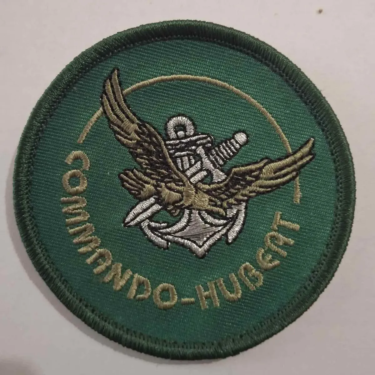 Commando Marine Hubert, tissé vert.