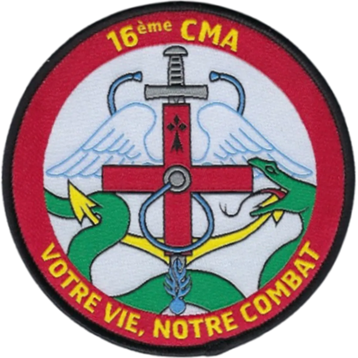 SSA : CMA Brest (16ème CMA) Type II (bord noir fin)