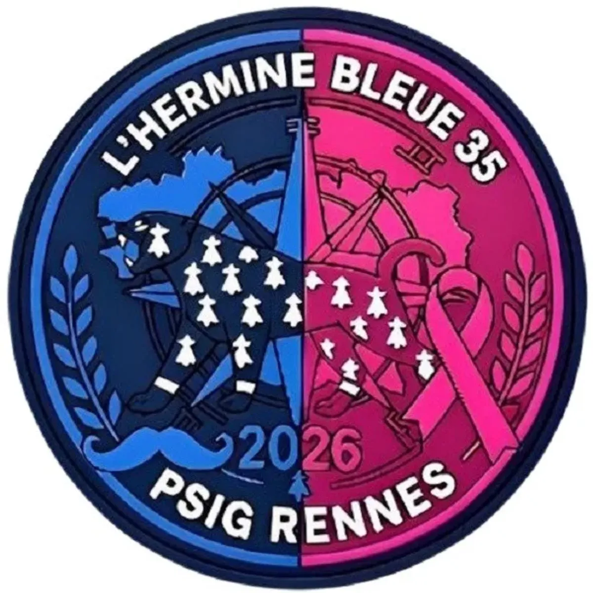 PSIG Rennes - L'Hermine Bleue 35 - Octobre Rose - Movember