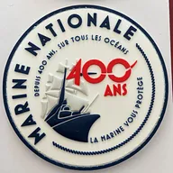 400 ans Marine Nationale Blanc PVC