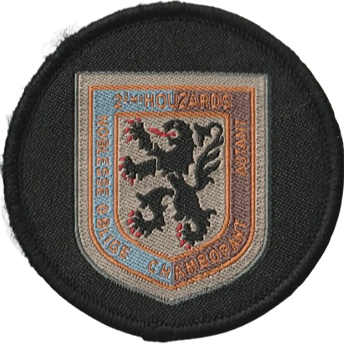 2ème Régiment de Hussards - Ecusson de tenue de sport rénovée (TSR)